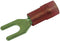 MULTICOMP MC29600 TERMINAL, SPADE/FORK, #6, CRIMP, RED