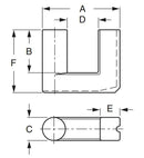 Ferroxcube U93/76/30-3C90 Transformer Cores U U93 3C90 254 mm 840 mm&Acirc;&sup2;