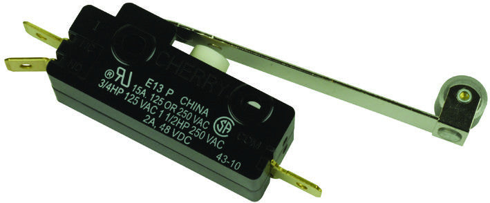 ZF ELECTRONICS 0E1300K0 MICROSWITCH, ROLLER LEVER SPDT 15A 250V