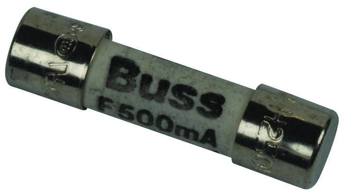 EATON BUSSMANN SERIES BK/GDA-500MA FUSE, CARTRIDGE, 500mA, 5X20MM, FAST ACT