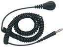 DESCO 09682 GROUND CORD, 4MM, 24FT, BLACK