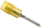 THOMAS & BETTS TV10-14PT-XV TERMINAL, PIN, CRIMP, YELLOW, 12-10AWG