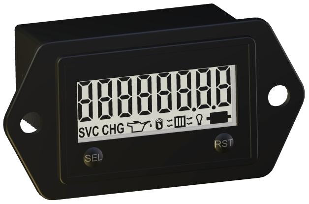 REDINGTON COUNTERS 3400-0010 LCD COUNTER, 8-DIGITS, 20VAC-300VAC / 10VDC-300VDC