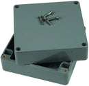 BUD INDUSTRIES PN-1336-DG ENCLOSURE, JUNCTION BOX, PLASTIC, GRAY