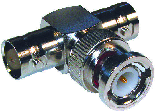 AMPHENOL RF 112459 RF/COAXIAL, ADAPTER, TEE, BNC, JACK-PLUG-JACK