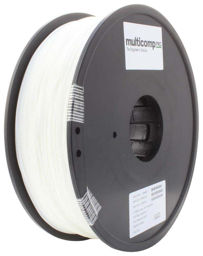 Multicomp PRO MP001129 3D Filament 1.75MM TPE Natural