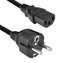 Qualtek Electronics 364019-01 Power Cord CEE 7/7 PLUG-IEC C13 3M