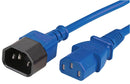 PRO Elec PEL01240 Mains Power Cord 500 mm 10 A 250 V Blue