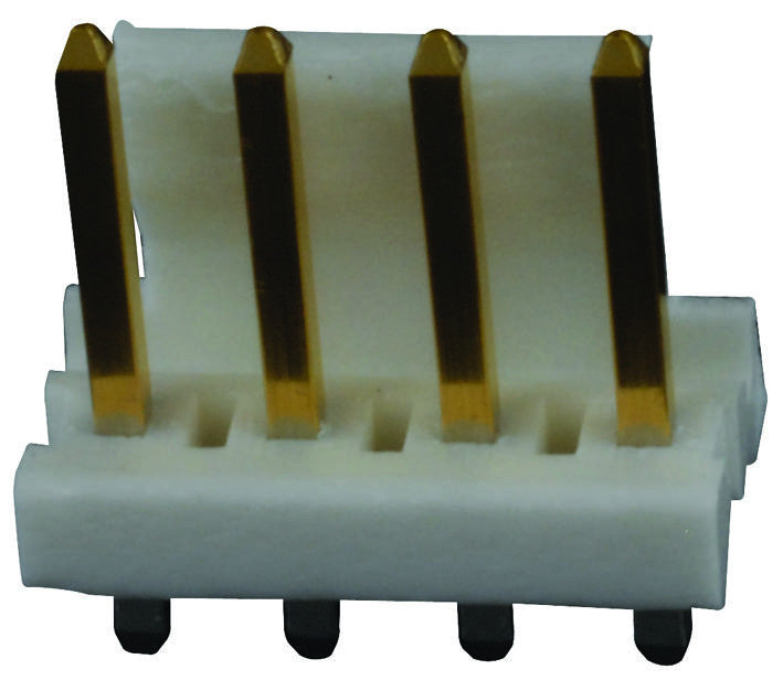 AMP - TE CONNECTIVITY 3-641208-4 WIRE-BOARD CONNECTOR HEADER 4 POSITION, 3.96MM