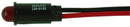 DIALIGHT 559-0103-003F PANEL MOUNT INDICATOR, LED, 6.35MM, RED, 12V