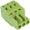 WAGO 721-103/026-047 TERMINAL BLOCK PLUGGABLE, 3 POSITION, 28-12AWG