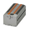 Phoenix Contact PTFIX 6/18X25 GY Panel Mount Barrier Terminal Block 24 A 500 V 19 Pole 9 Push In 12 AWG