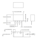 Murata Power Solutions CRE1S0305S3C Isolated Through Hole DC/DC Converter ITE 1:1 1 W Output 5 V 200 mA