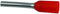 WEIDMULLER 0690700000. TERMINAL, FERRULE, 8 X 1MM, ORANGE