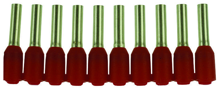 WEIDMULLER 9004340000 TERMINAL, FERRULE, 8 X 1.7MM, RED