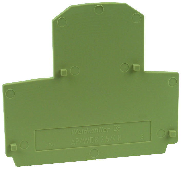 WEIDMULLER 1084000000 END PLATE, W SERIES MODULAR TERMINAL