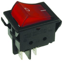 ZF CHERRY WRG32F2FBRLN SWITCH,ILLUMINATED ROCKER, DPST, 16A, 250VAC, RED