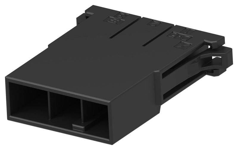 TE Connectivity 1-1747819-3 Connector Housing D5300S Plug 3 Ways 10.16 mm AMP Series Pin Contacts