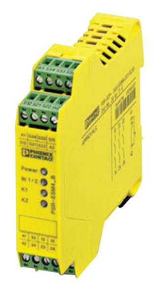 Phoenix Contact PSR-SCP-24UC/ESM4/3X1/1X2/B PSR-SCP-24UC/ESM4/3X1/1X2/B Safety Relay 24 V 3PST-NO SPST-NC PSR DIN Rail 6 A Screw