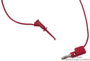 Pomona 5053-36-2 Test Lead Micrograbber Hook Clip to 4mm Banana Plug Red 150 Vrms 3 A 914 mm