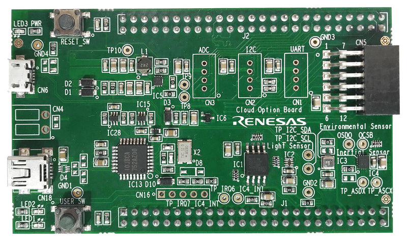 Renesas RTK5RX65N0S00000BE IOT WI-FI Cloud Connectivity KIT