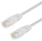 L-COM TRD855FLAT-WHT-10 Category 5E Flat Patch Cable RJ45 / White 10.0 FT 97AC8878