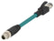 TE Connectivity TCX3872A202-005 TCX3872A202-005 Sensor Cable X-Code M12 Plug RJ45 8 Positions 5 m 16.4 ft