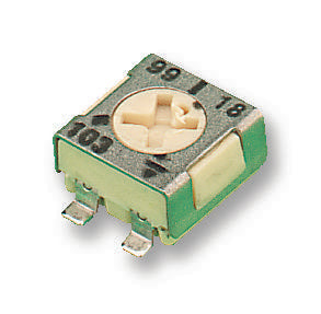 VISHAY TS53YL102MR10 Trimmer Potentiometer, 1 kohm, 250 mW, &plusmn; 20%, TS53 Series, 1 Turns, Surface Mount Device