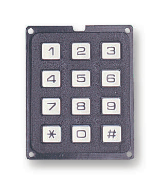 EOZ ECO.12150.06 ECO.12150.06 Keypad ECO 3 x 4 Matrix PC (Polycarbonate) 20 mA 24 V