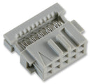 AMP - TE CONNECTIVITY 1-215882-4 Wire-To-Board Connector, 2.54 mm, 14 Contacts, Receptacle, AMP-LATCH Series, IDC / IDT, 2 Rows