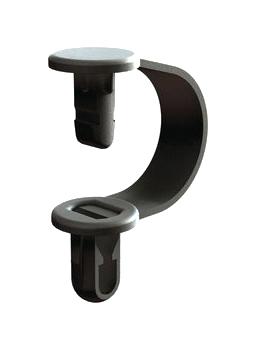 Essentra Components RSC-4-01 RSC-4-01 Cable Clamp Nylon 6.6 Black