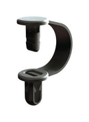 Essentra Components CH-1-10BK CH-1-10BK Cable Hanger Push IN PP Black