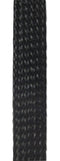 PRO POWER PP-25-0 Sleeving, Braided, 25 m, 82 ft, 25 mm, PE (Polyester), Black