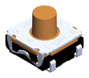 Multicomp PRO MP000716 MP000716 Tactile Switch Top Actuated Surface Mount Round Button 160 gf 50mA at 32VDC