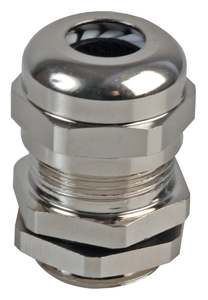 PRO Power PP002693 Cable Gland PG9 5 mm 8 Brass Metallic - Nickel Finish