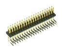 Harwin M50-3902042 Pin Header Right Angle Board-to-Board 1.27 mm 2 Rows 40 Contacts Through Hole