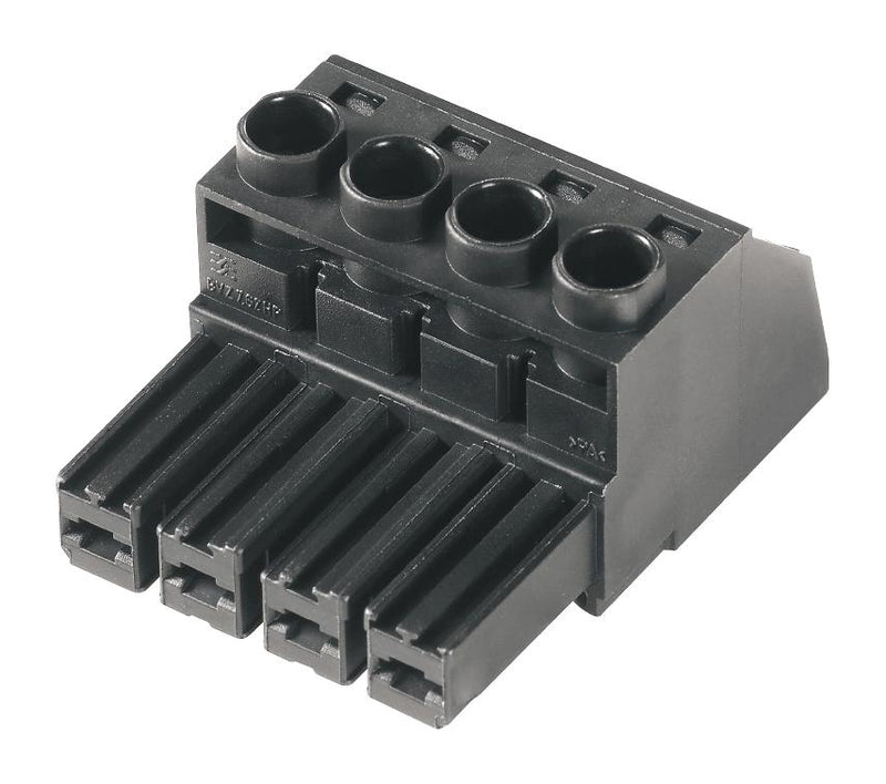 Weidmuller 1929950000 Pluggable Terminal Block 7.62 mm 4 Ways 24 AWG 8 10 mm&sup2; Screw