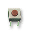 Multicomp PRO MCDTSHW6-9N-B MCDTSHW6-9N-B Tactile Switch MCDTSHW-6 Top Actuated Through Hole Round Button 180 gf 50mA at 12VDC