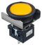 Idec LBW6P-1T04Y LED Panel Mount Indicator Yellow 24 V 22.3 mm IP65