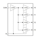 Renesas 5PB1104PGGK Clock Buffer 200MHz 1.71 V to 3.465 4 Outputs TSSOP-8 -40&deg;C 105&deg;C