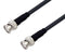 L-COM LCCA30172-FT4 RF / Coaxial Cable Assembly BNC Plug to LMR-240 50 ohm 4 ft 1.23 m Black New