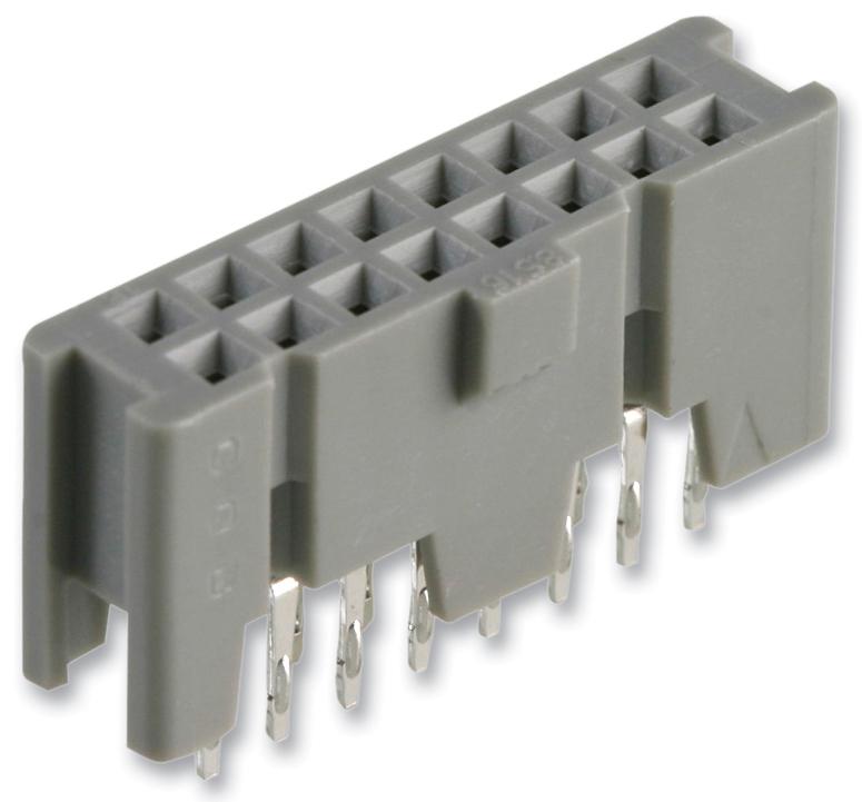 3M 8516-4500PL PCB Receptacle Board-to-Board 2.54 mm 2 Rows 16 Contacts Through Hole Mount 8500