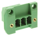 Phoenix Contact DFK-PC 4/ 3-GF-762 Terminal Block Feed-Thru Header 7.62 mm 3 Ways 20 A 300 V Screw Clamp Right Angle