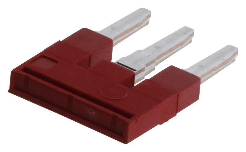 Schneider Electric NSYTRAL43 PLUG-IN Bridge 3POS 4MM2 RED