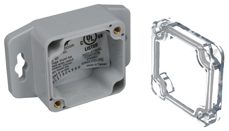 BUD Industries PN-1330-ACMB PN-1330-ACMB Enclosure Wall Mount PC GREY/CLEAR