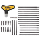 Dewalt DWHT70265 31 Piece Ratcheting T-Handle Hex Key Set 43W5788