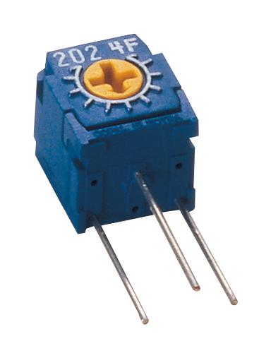 Nidec Copal Electronics CT-6EX502 Trimmer Potentiometer Side Adjustment 5 Kohm 1 Turns Through Hole CT-6 Series 500 mW &plusmn; 10%