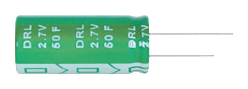 SAMXON DRL506S0TL40RRDAP Supercapacitor, 50 F, 2.7 V, Radial Leaded, DRL Series, +50%, -20%