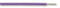 PRO POWER MC6A-1/0.6T2-VT-100 Wire, Solid, Equipment, Per Metre, PVC, Purple, 23 AWG, 0.28 mm&sup2;