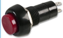 Multicomp PRO MCPS25B-3 MCPS25B-3 Pushbutton Switch 12 mm Spst (On)-Off Round Raised Red